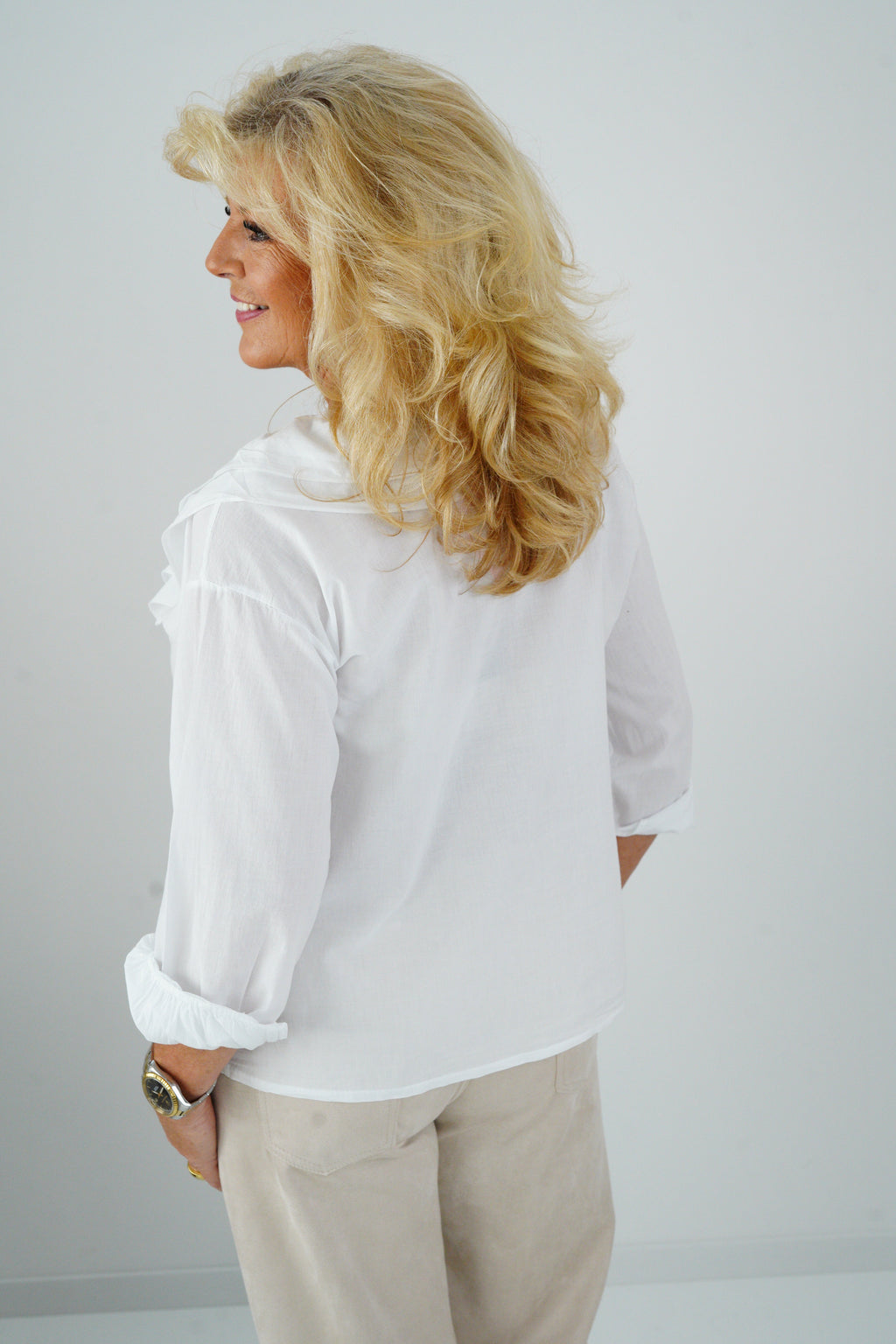 Bluse in Weiß (38-42)