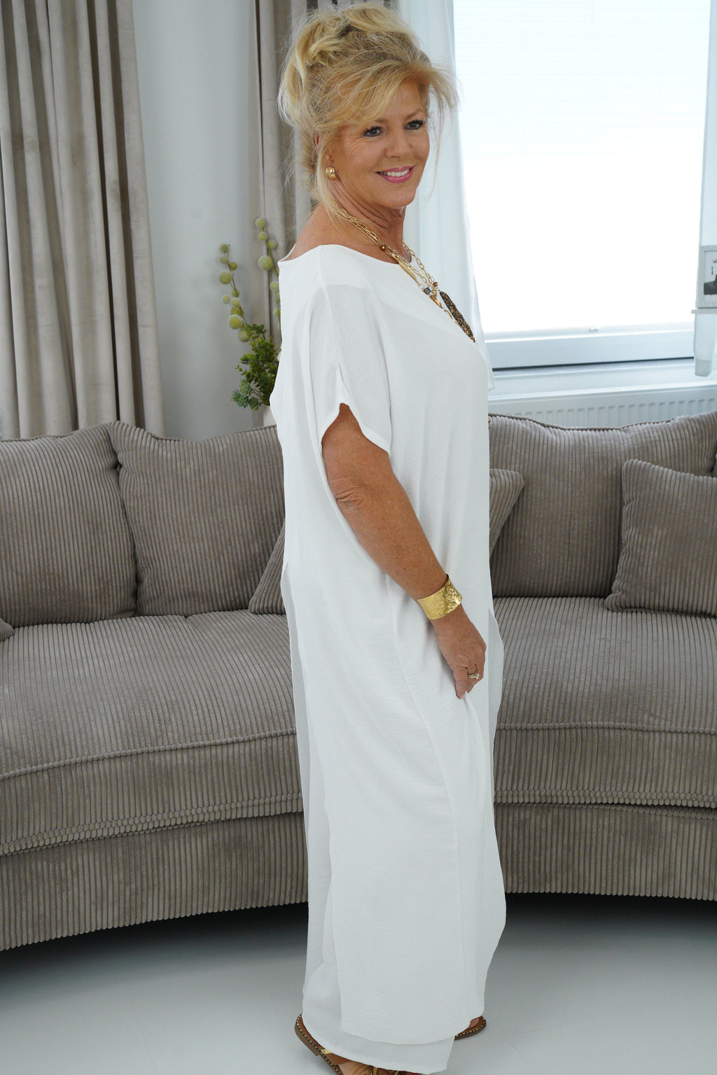 2 Teiler Anzug in Weiß (38-42)